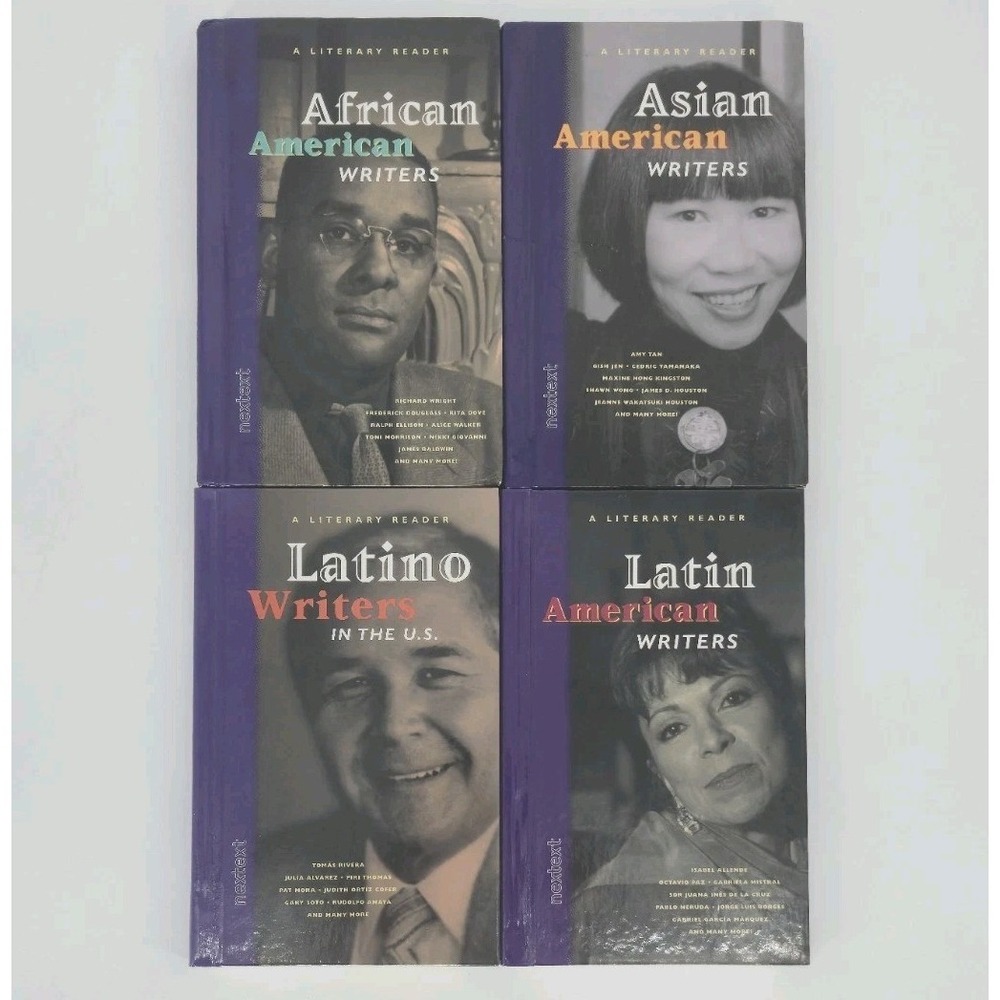 Nextext Literary Reader Writers Book Lot African Asian Latino Latin American New